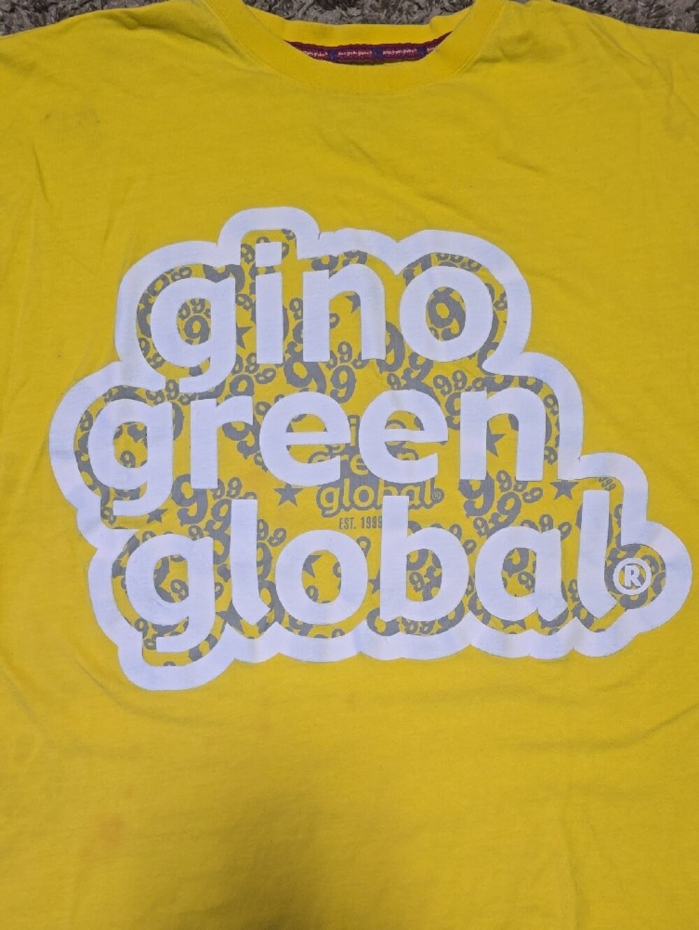 Yellow Gino Green Global Tee - Picture 3 of 7